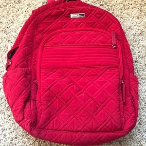 Vera Bradley red backpack